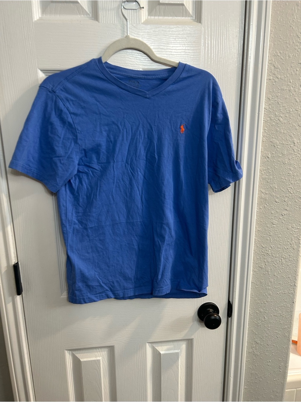 Polo Ralph Lauren Boys Short Sleeve Blue Pony T Shirt Size large